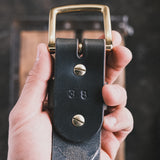 In-Stock 10-12oz Heavy Duty Work Belt/ Slate Double Stuffed 1.75” / Waist Size 34(Belt Size 38)