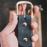 In-Stock Classic Work Belt / 1964 Roughout Black 1.5” / Waist Size 34(Belt Size 38)