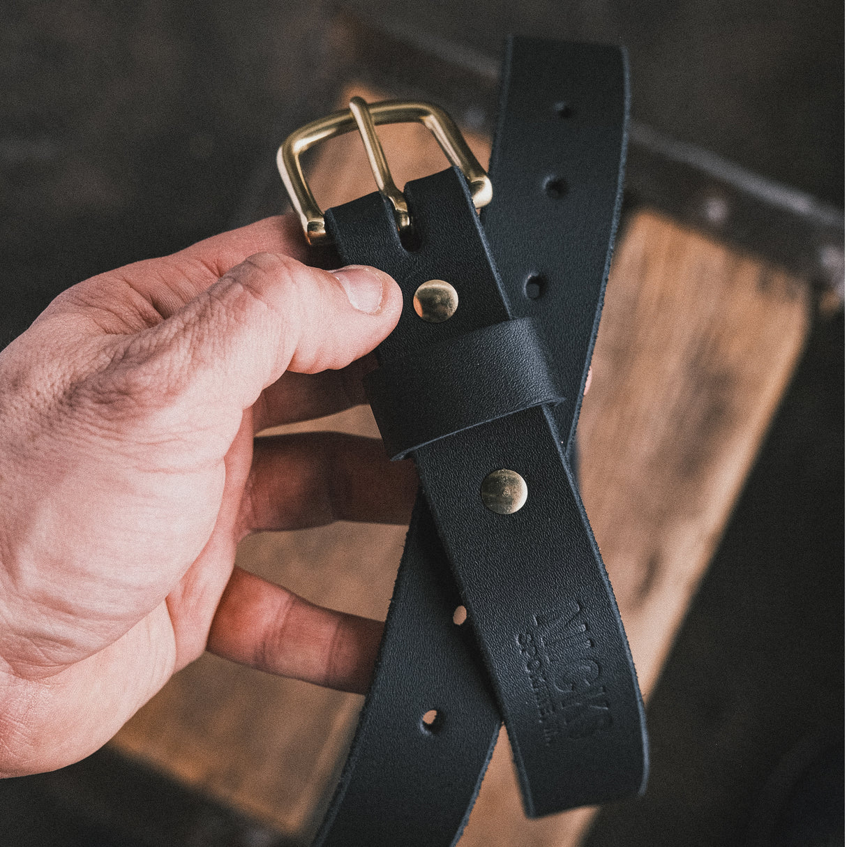 In-Stock Classic Work Belt / Max Support Black 1.25” / Waist Size 28(Belt Size 32)