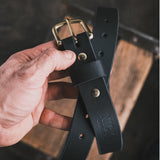 In-Stock Classic Work Belt / Max Support Black 1.25” / Waist Size 28(Belt Size 32)