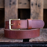Heritage Belt - Natural Double Stuffed