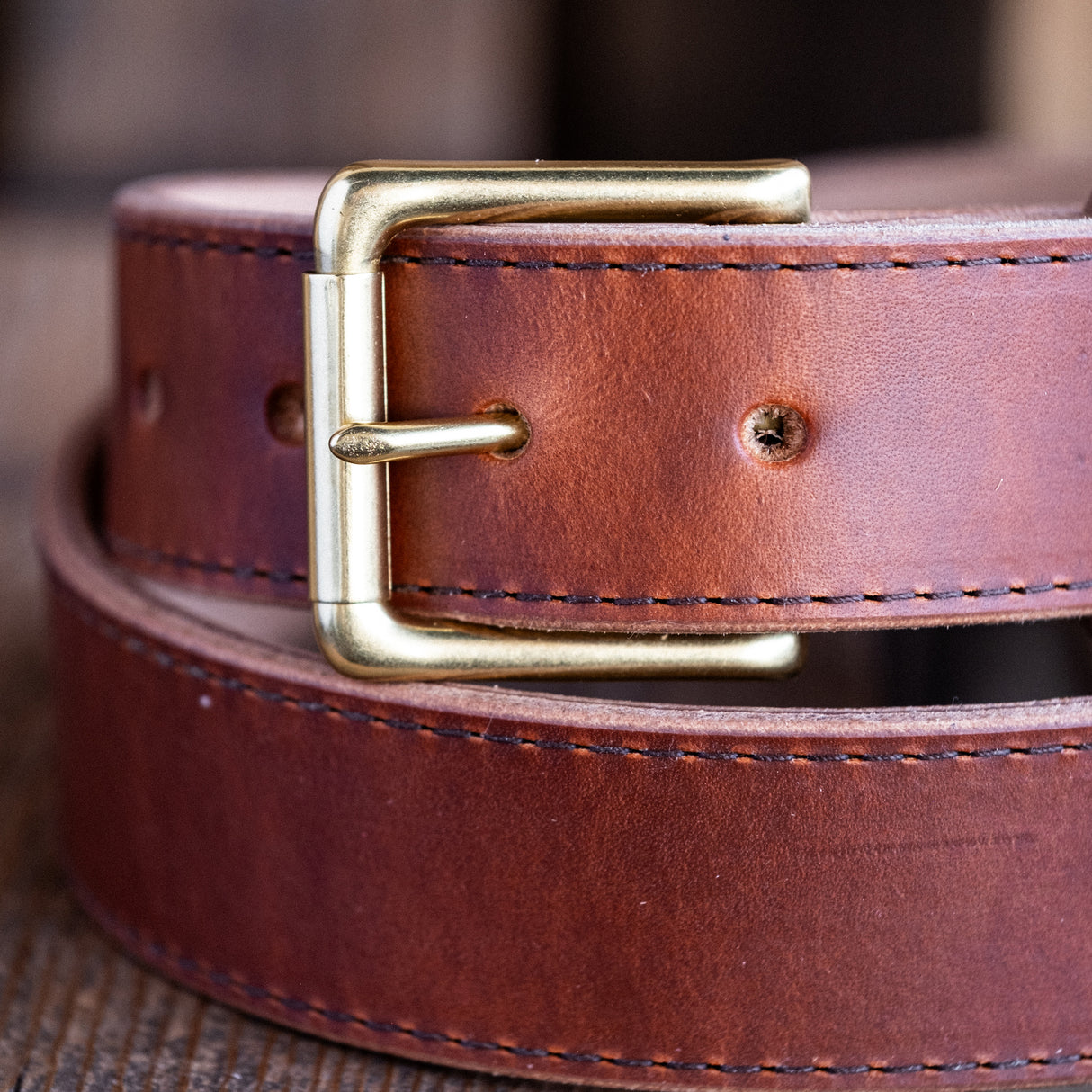 Heritage Belt - Natural Double Stuffed