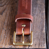 Heritage Belt - Natural Double Stuffed