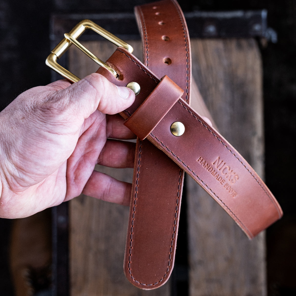 Heritage Belt - Natural Double Stuffed