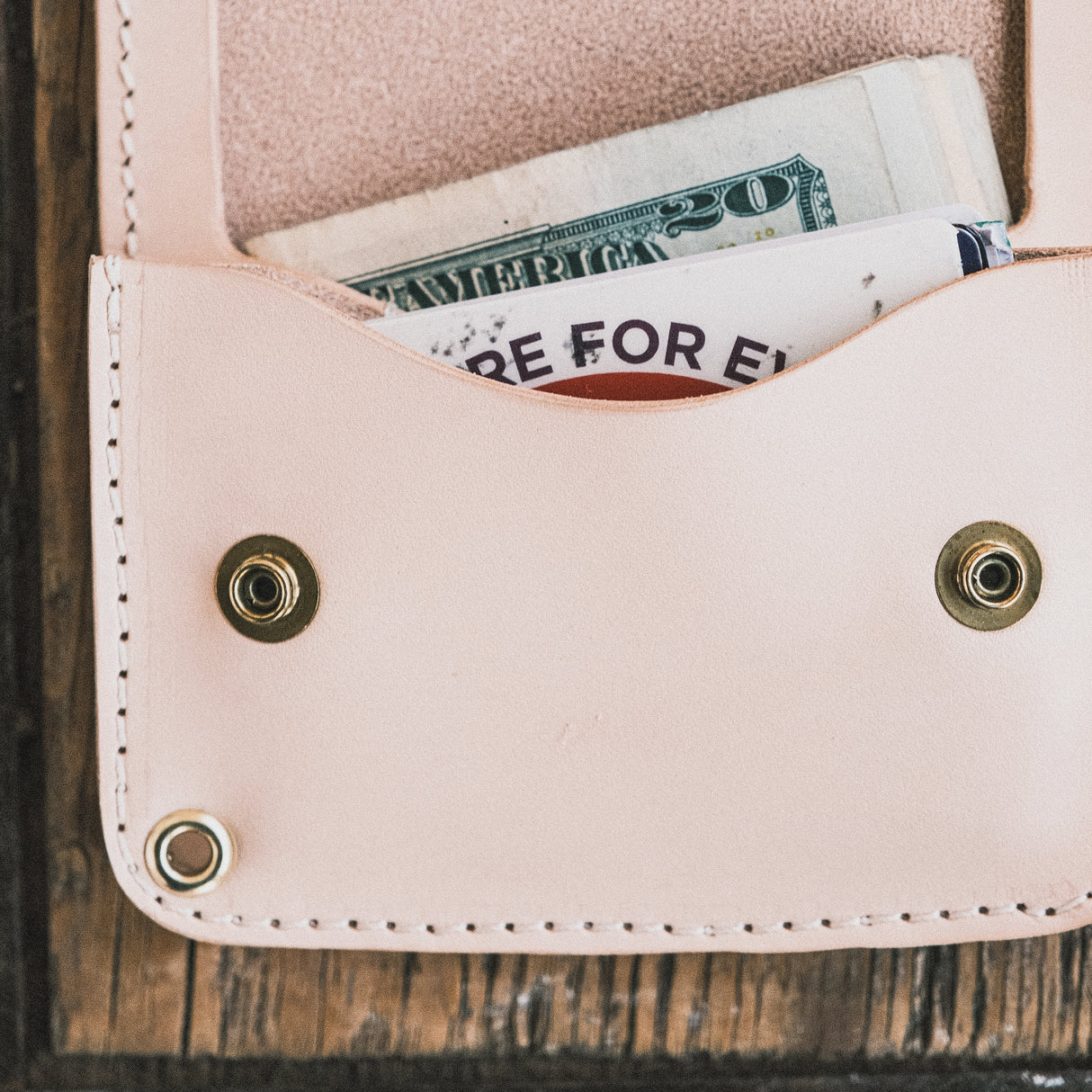 Boot Camp Trucker Wallet(Mini) - Natural Veg Tan / Limited Run