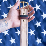 The Patriot Belt: Red, Veg, and Blue
