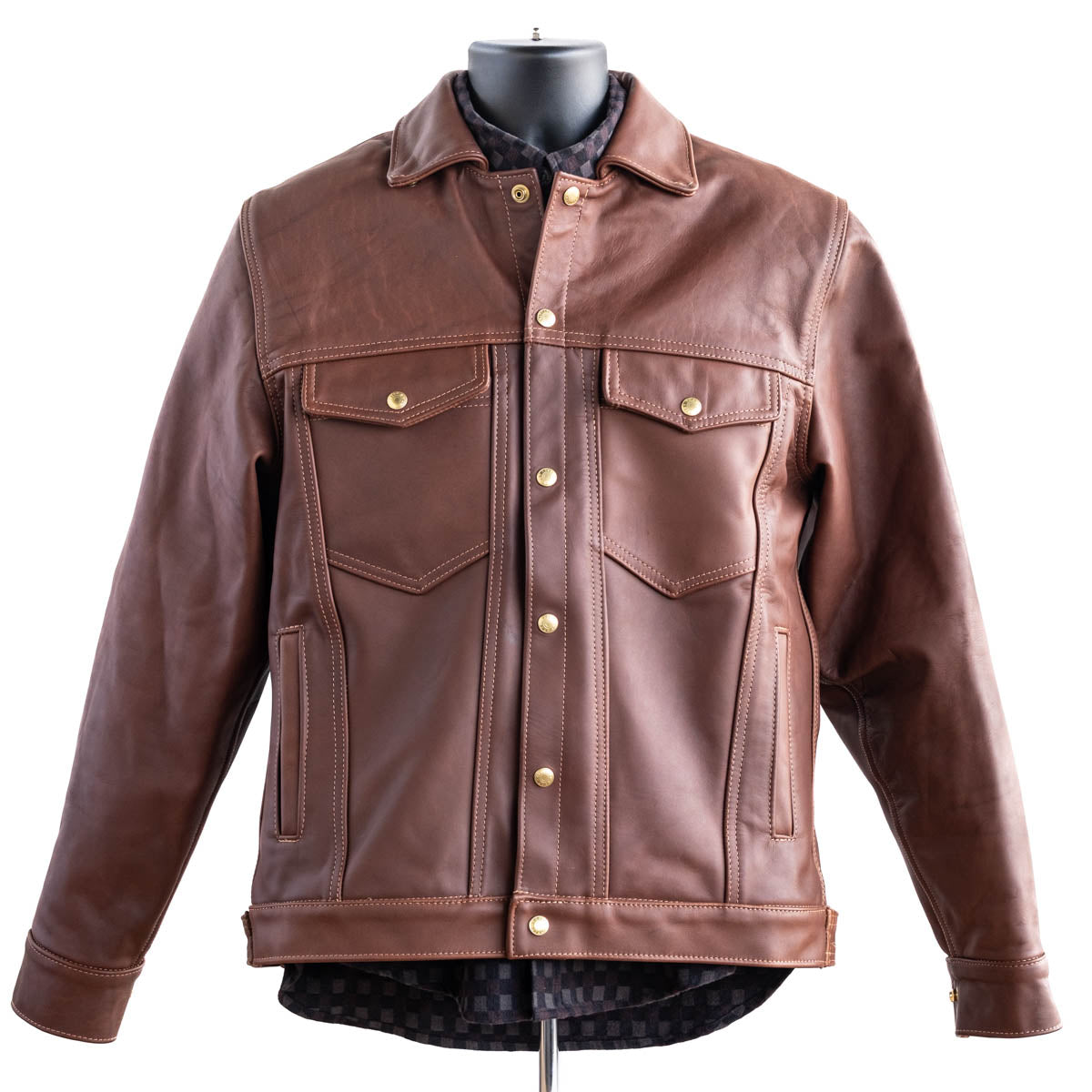 Nicks x Heat Straps Leather Patriot Type 3 Jacket