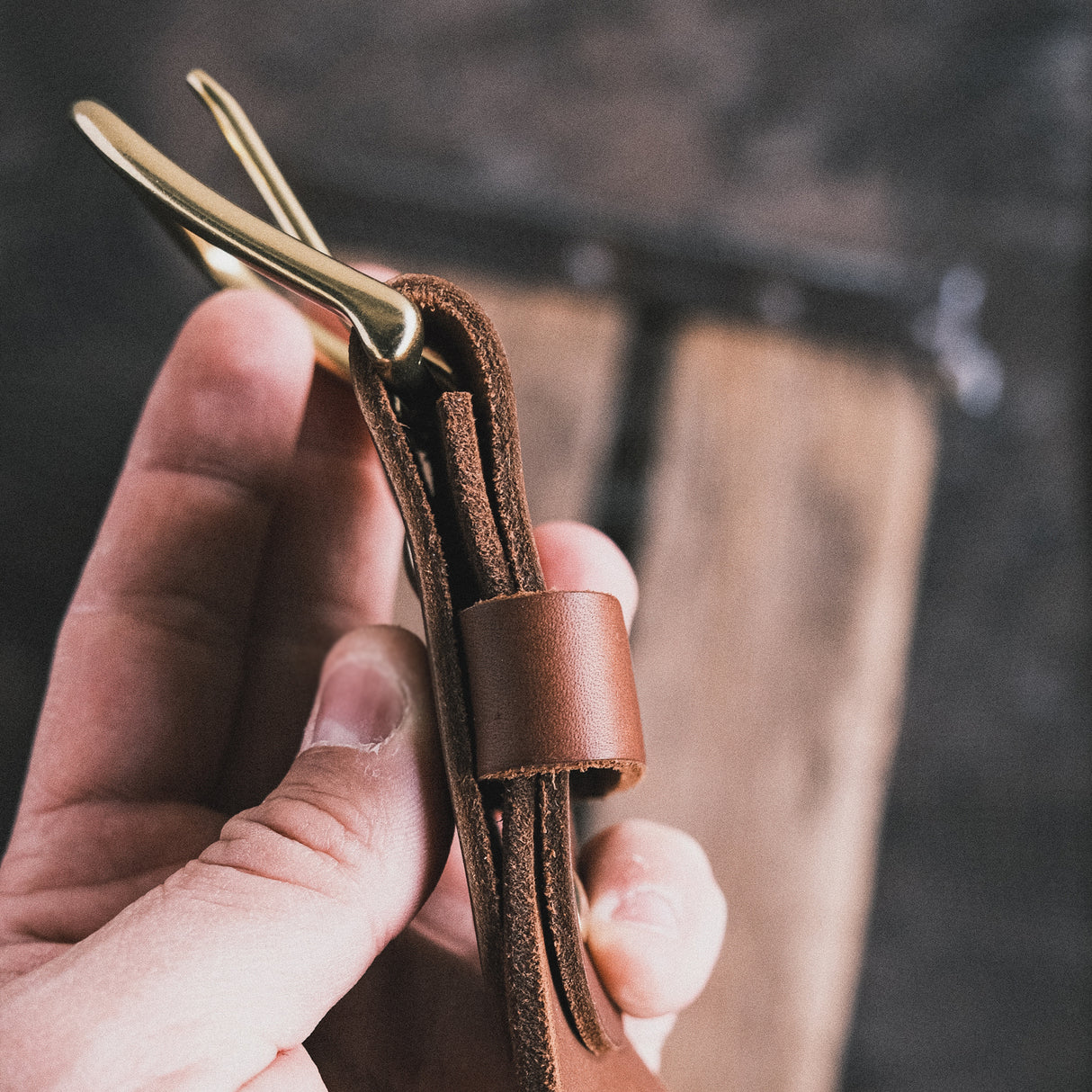 In Stock - 1.75", Classic Work Belt / New Closure - 1964 Brown - 42