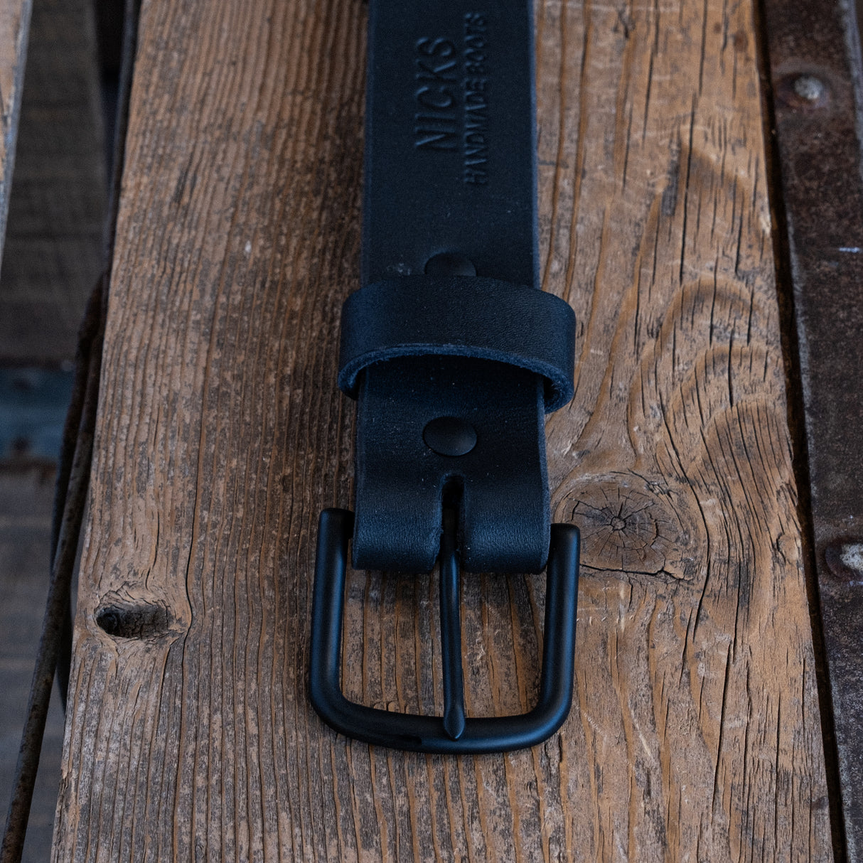 Quick Ship Blackout Work Belt - Max Support Black