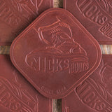 Nicks Stomp Coaster(In-Stock) - 12-15oz Wickett & Craig Belt Leather | Set of 5