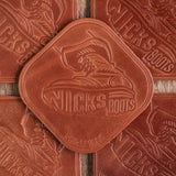 Nicks Stomp Coaster(In-Stock) - 12-15oz Wickett & Craig Belt Leather | Set of 5