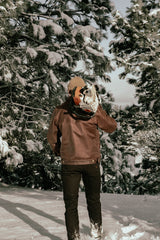 Nicks x Heat Straps Leather Patriot Type 3 Jacket - 64 Mahogany