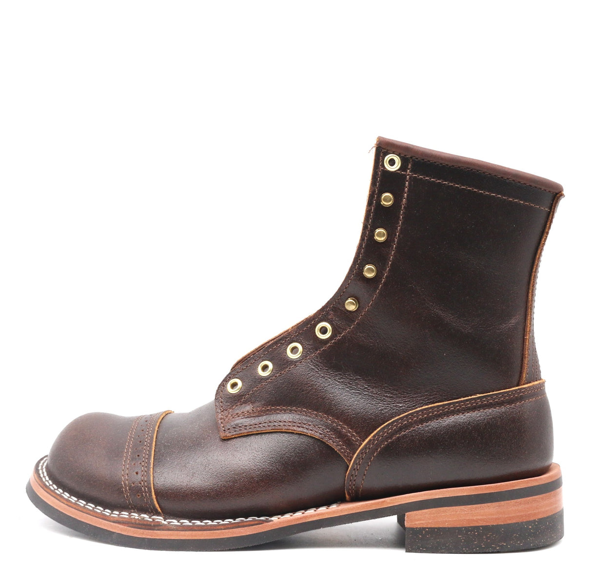 Waxed Flesh LaceUp 10.5 F - Ready To Ship!