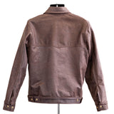 Nicks x Heat Straps Leather Patriot Type 3 Jacket - 64 Mahogany