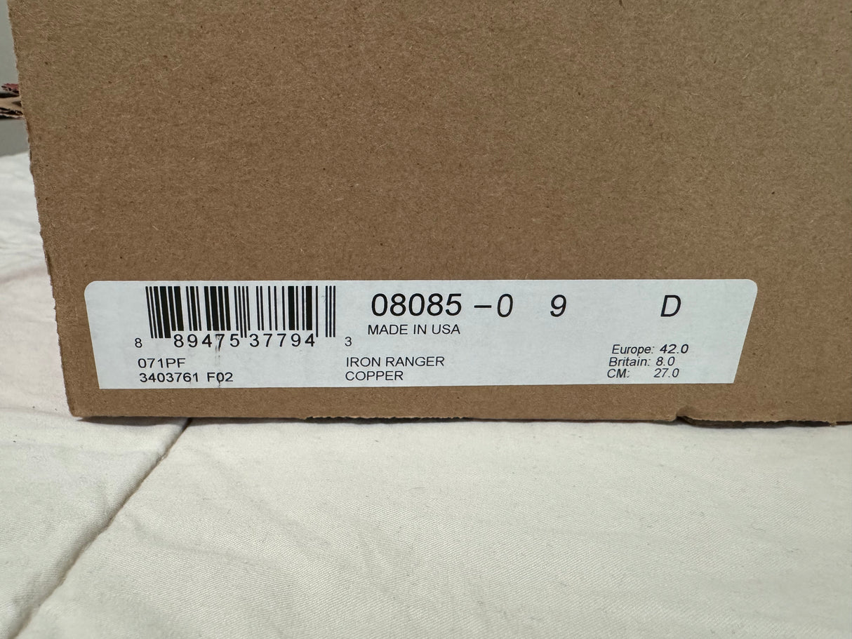 MARKETPLACE - RED WING Iron Ranger \ 9D