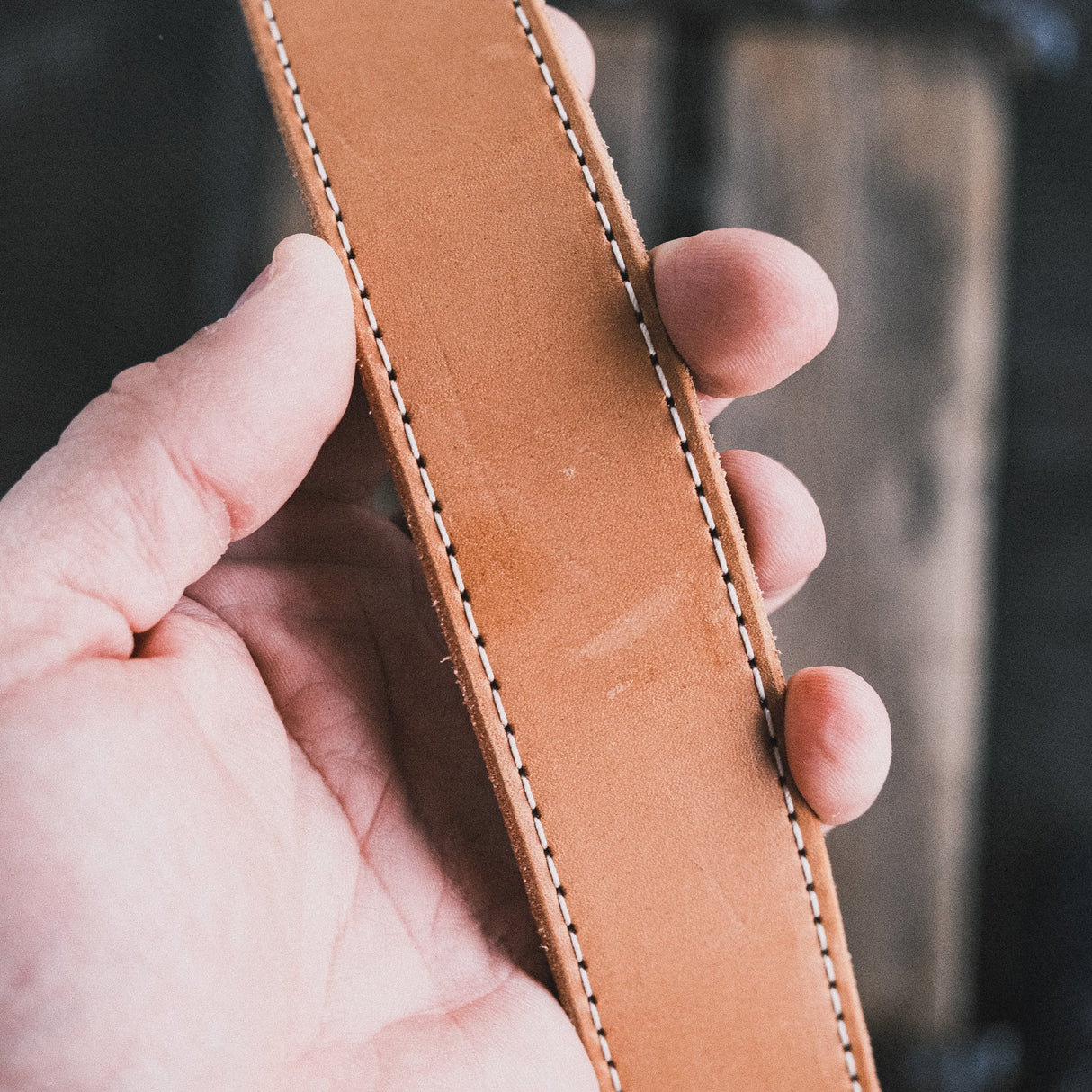 In Stock - 1.5", W&C Heritage Belt - Skirting Russet - 42