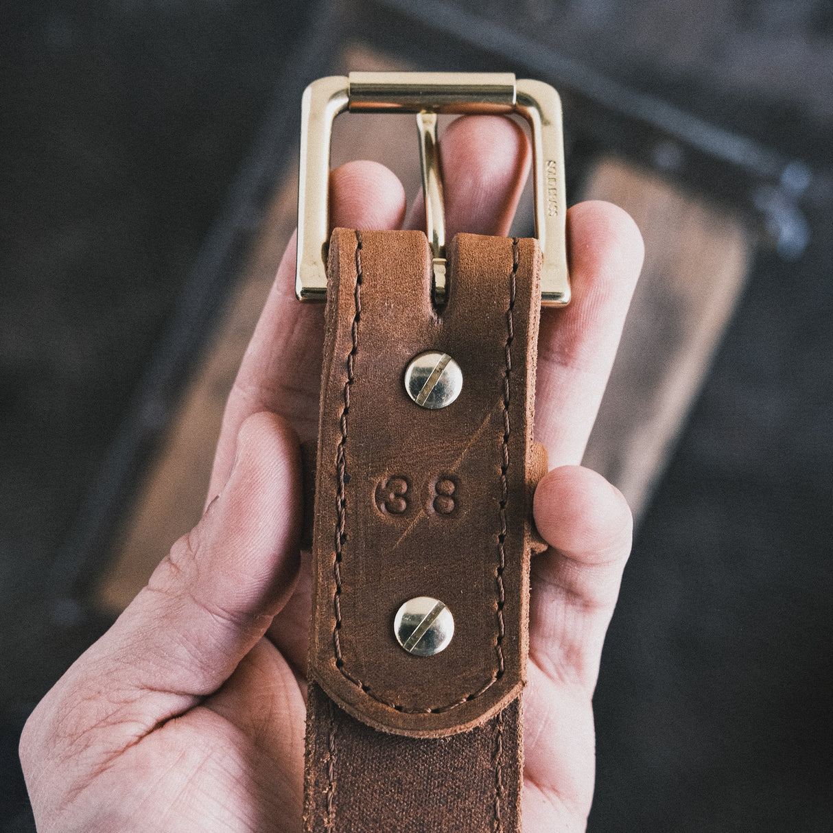In Stock - 1.5", Heritage Work Belt - 1964 Monarch - 38