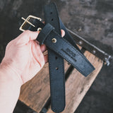In Stock - 1.5", Heritage Work Belt - Max Support Black Roughout - 38