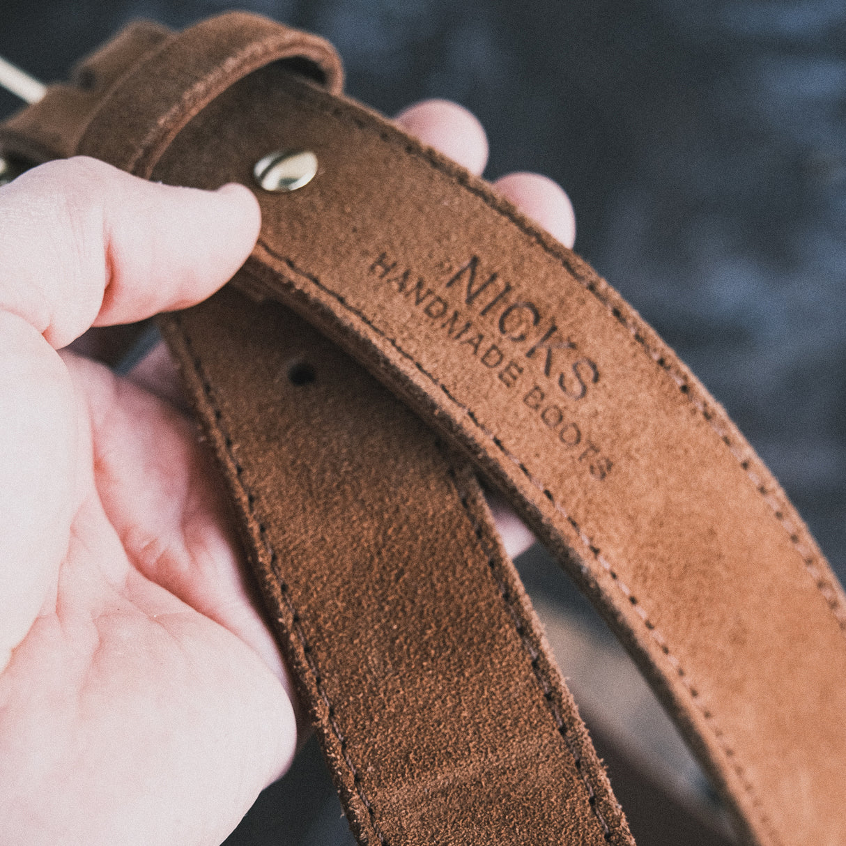In Stock - 1.5", Heritage Work Belt - 1964 Brown Roughout - 38
