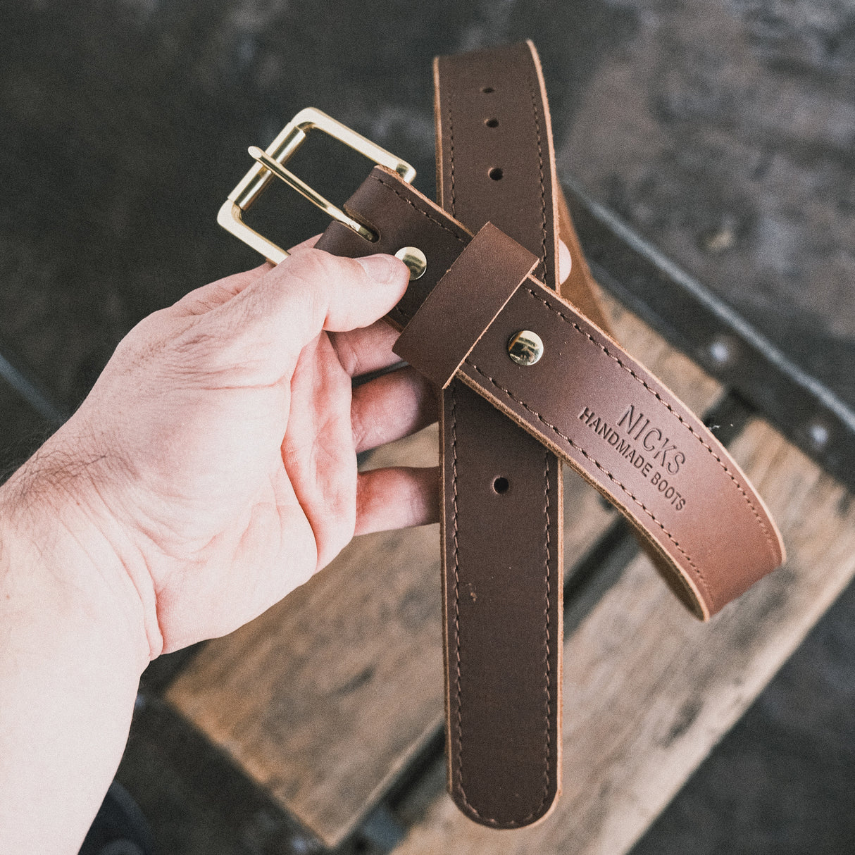 In Stock - 1.5", Heritage Work Belt - 1964 Brown - 38