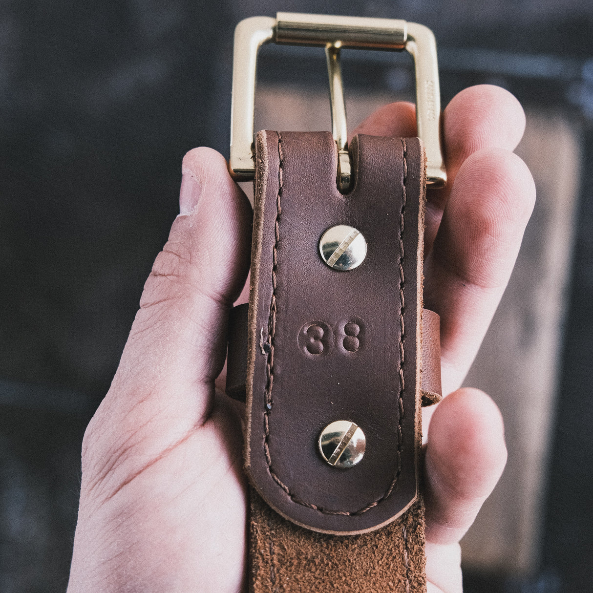 In Stock - 1.5", Heritage Work Belt - 1964 Brown - 38