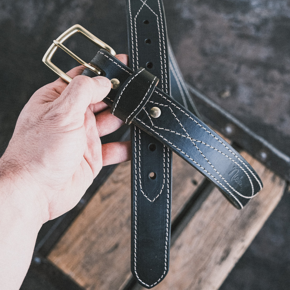 In Stock - 1.5", Appaloosa Gunslinger - Olive Double Stuffed - 40