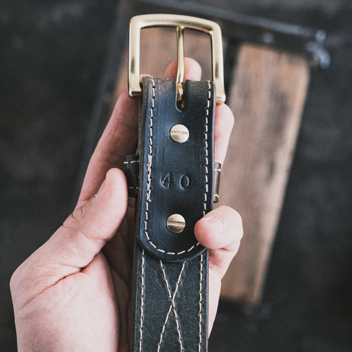 In Stock - 1.5", Appaloosa Gunslinger - Olive Double Stuffed - 40
