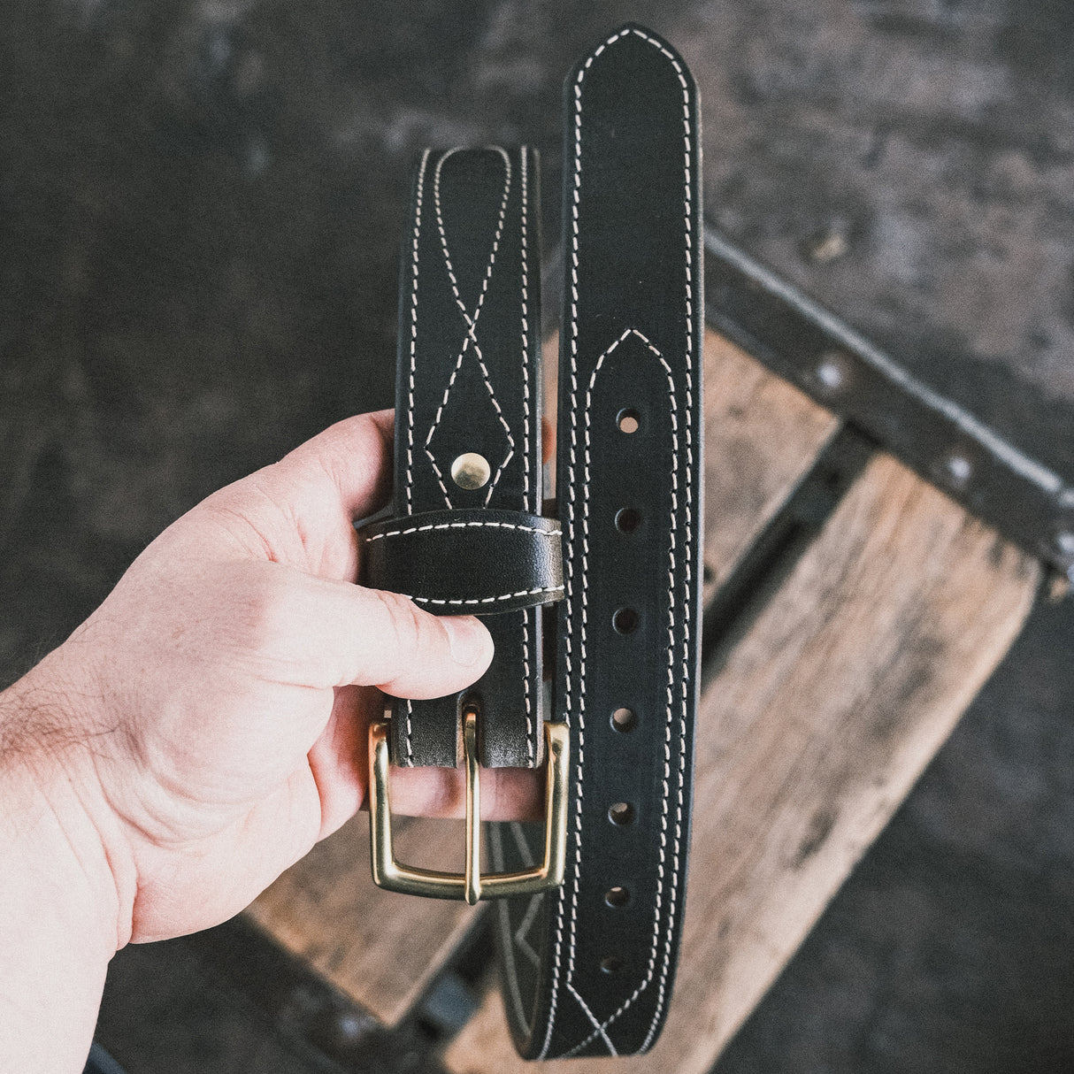 In Stock - 1.5", Appaloosa Gunslinger - Olive Double Stuffed - 40