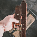 In Stock - 1.5", Appaloosa Gunslinger - Tan Latigo Stuffed - 38