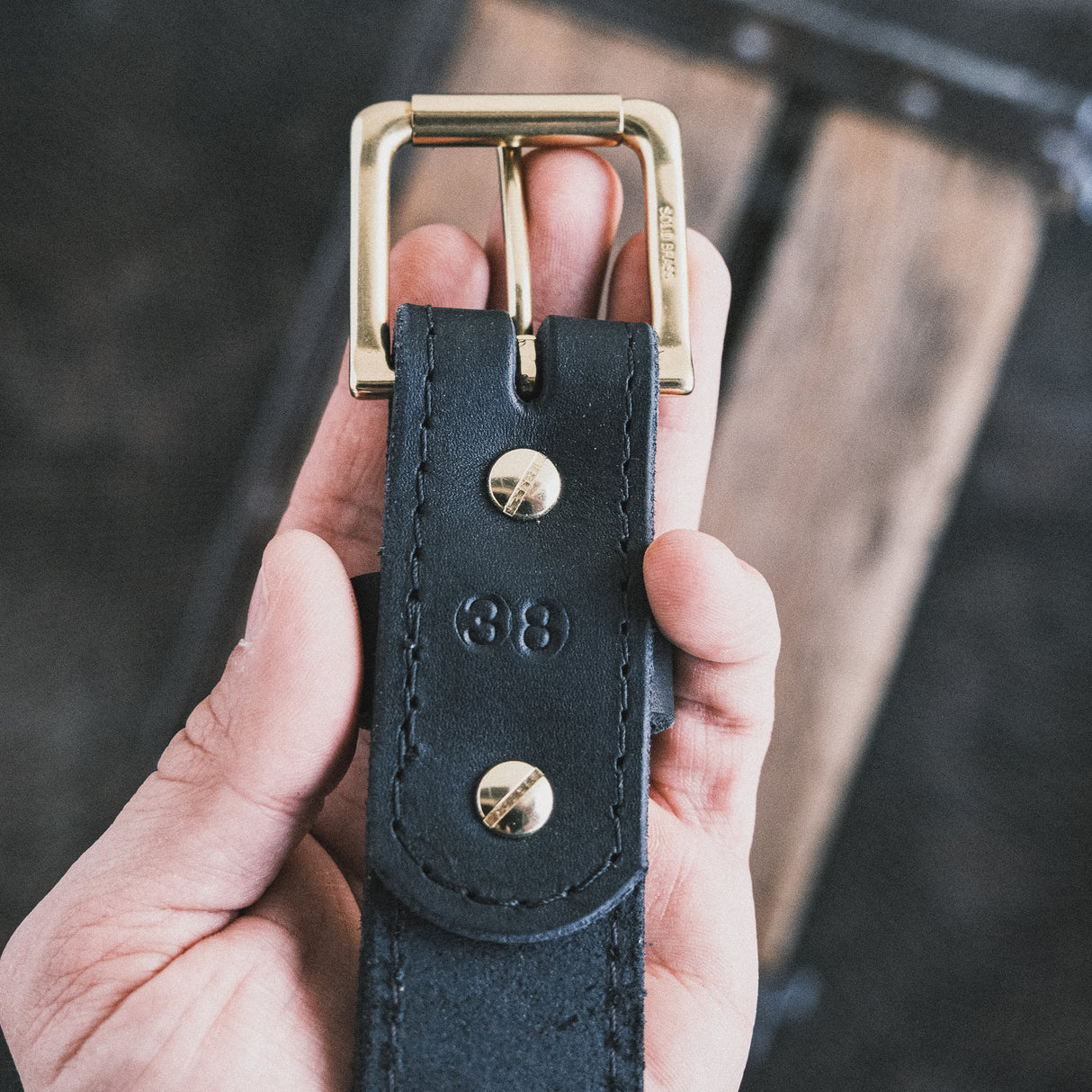 In Stock - 1.5", Heritage Work Belt - Max Support Black - 38