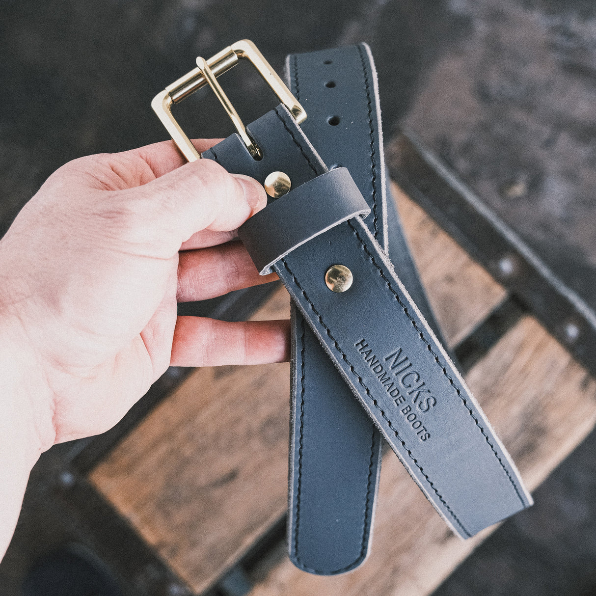In Stock - 1.5", Heritage Work Belt - 1964 Grey - 38