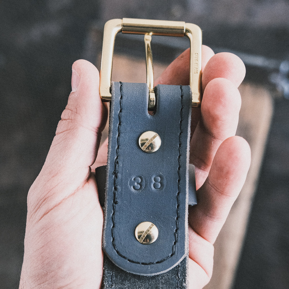 In Stock - 1.5", Heritage Work Belt - 1964 Grey - 38