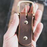 In Stock - 1.5" Classic Work Belt - 1964 Brown - 34