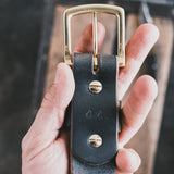 In Stock - 1.5", Heavy Duty Work Belt - Slate Double Stuffed - 44