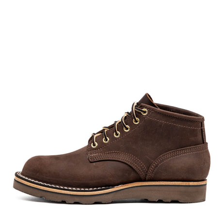 Aldert wedge sole boot in brown