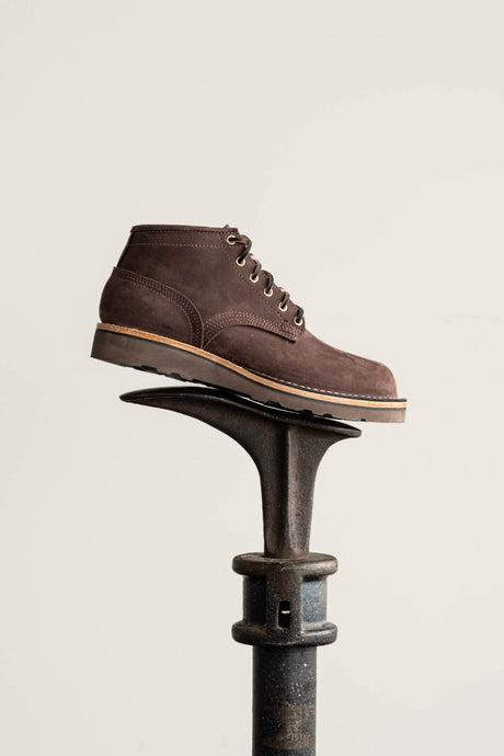 Aldert wedge sole boot in brown