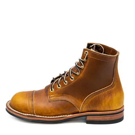 vibrant yellow ombre casual boot