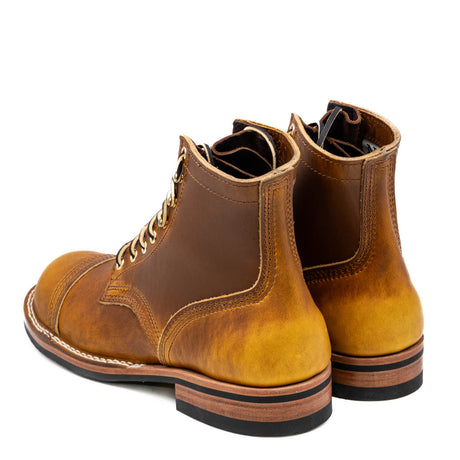 vibrant yellow ombre casual boot