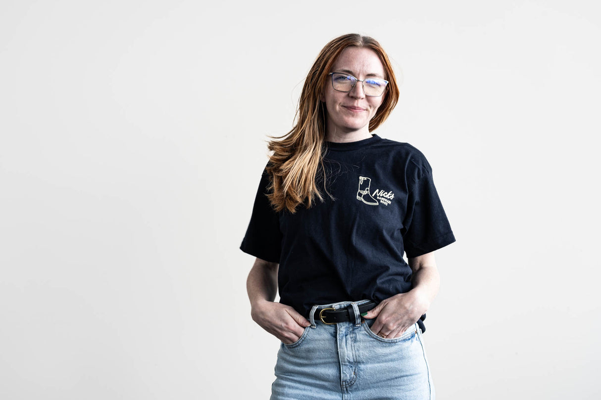 Navy Blue Nicks T-Shirt