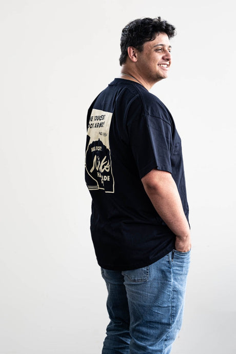 Navy Blue Nicks T-Shirt