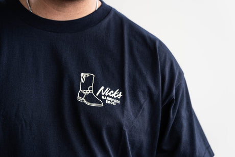 Navy Blue Nicks T-Shirt