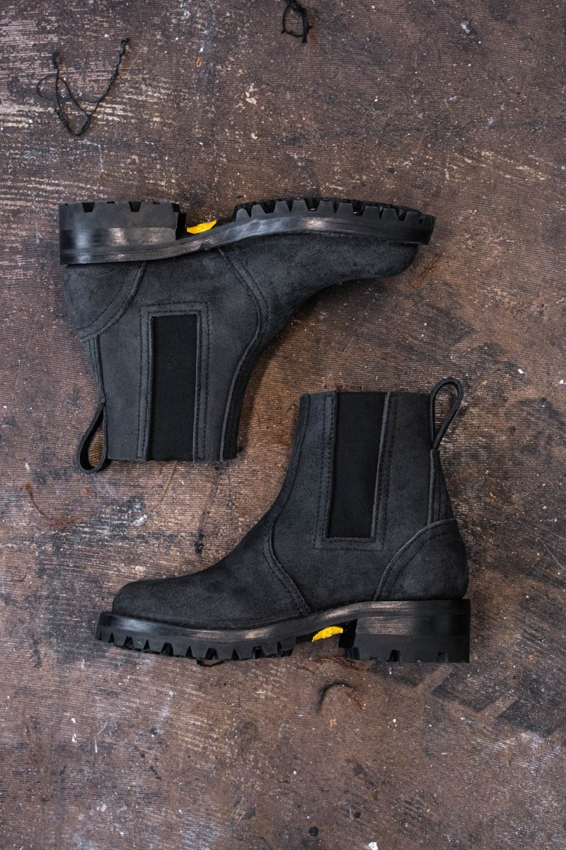 Nicks Women's Chelsea in black roughout