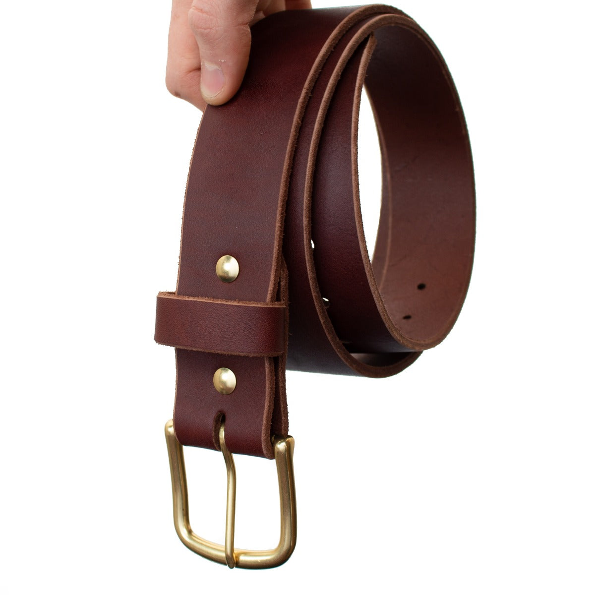 Work Belt - Chocolate - 1 3/4" WIDE - 12-14oz