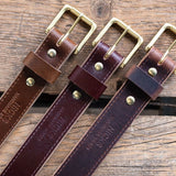 In-Stock Belt / Size 38/ 1.5" / Heritage Belt - Tan Waxed Flesh