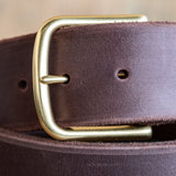 Quick Ship Classic Work Belt - 64 Mahogany