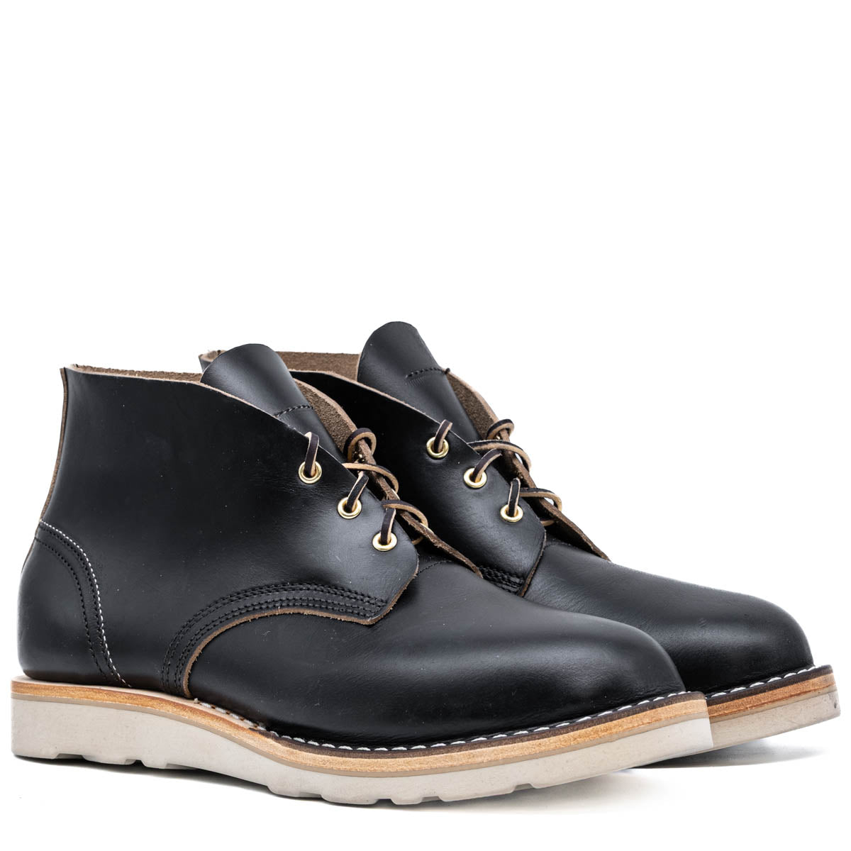 black low top chukka boot