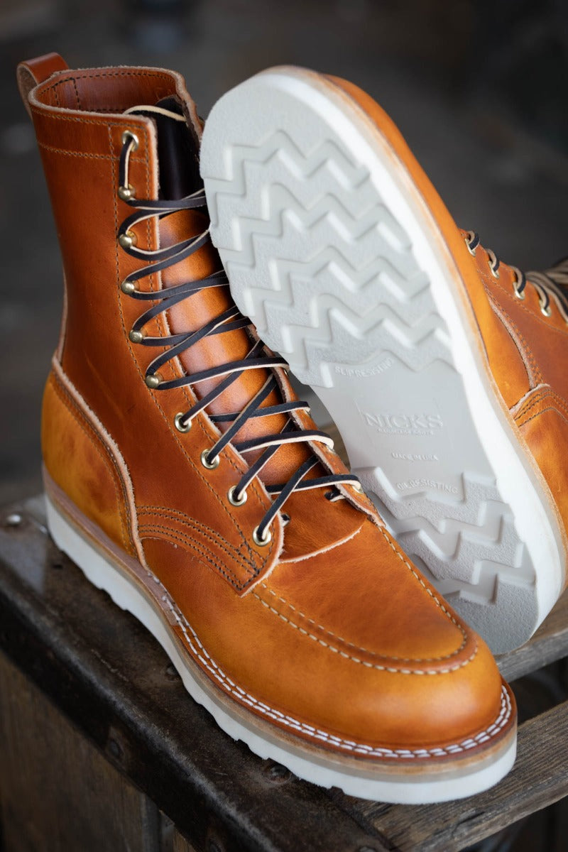Moc Toe Wedge - W&C Veg Tan