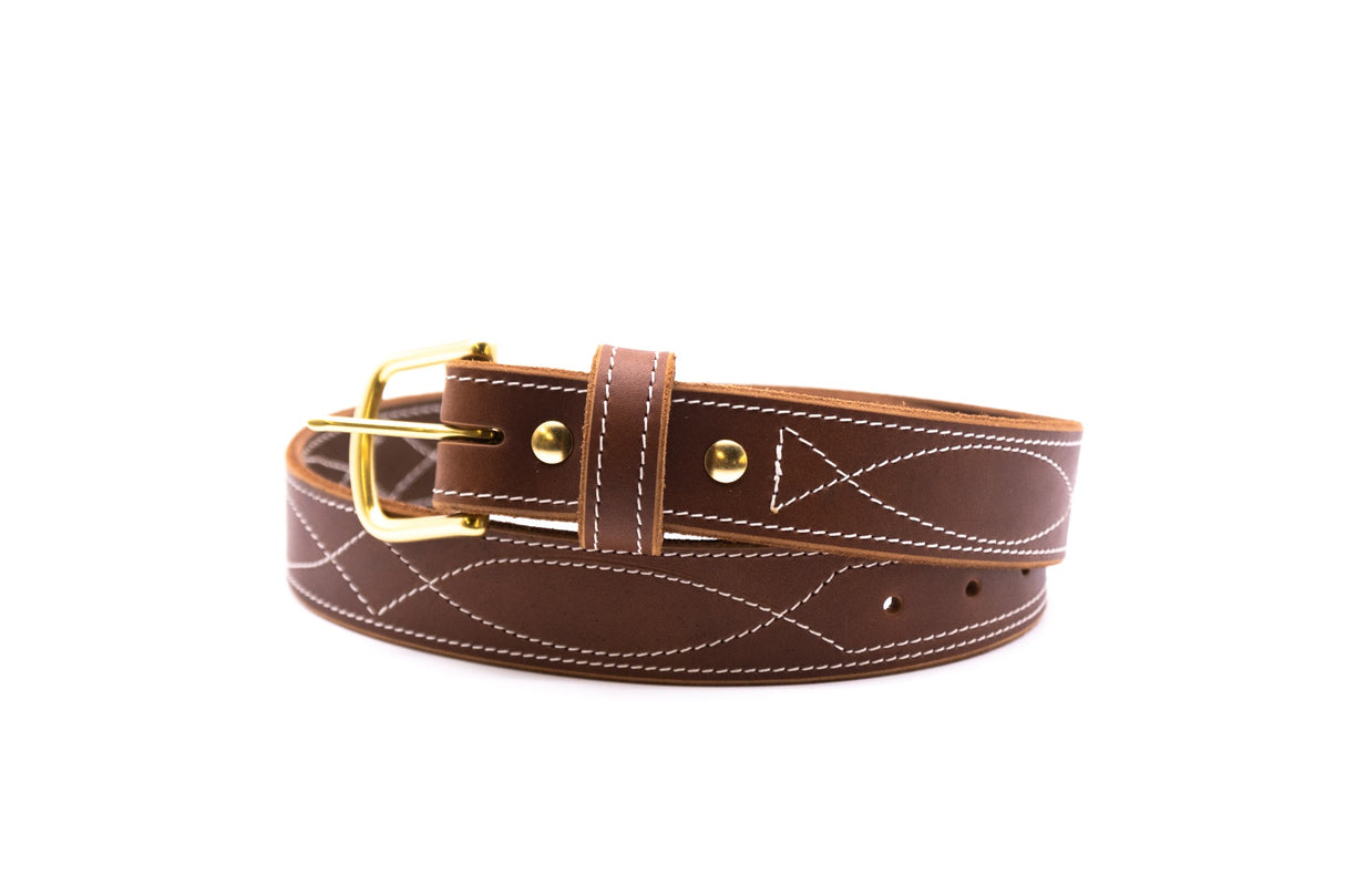Nicks Western Gunslinger Belt 1964 Brown