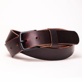 Casual Belt - Black Burgundy Double Stuffed 10oz / Limited Run