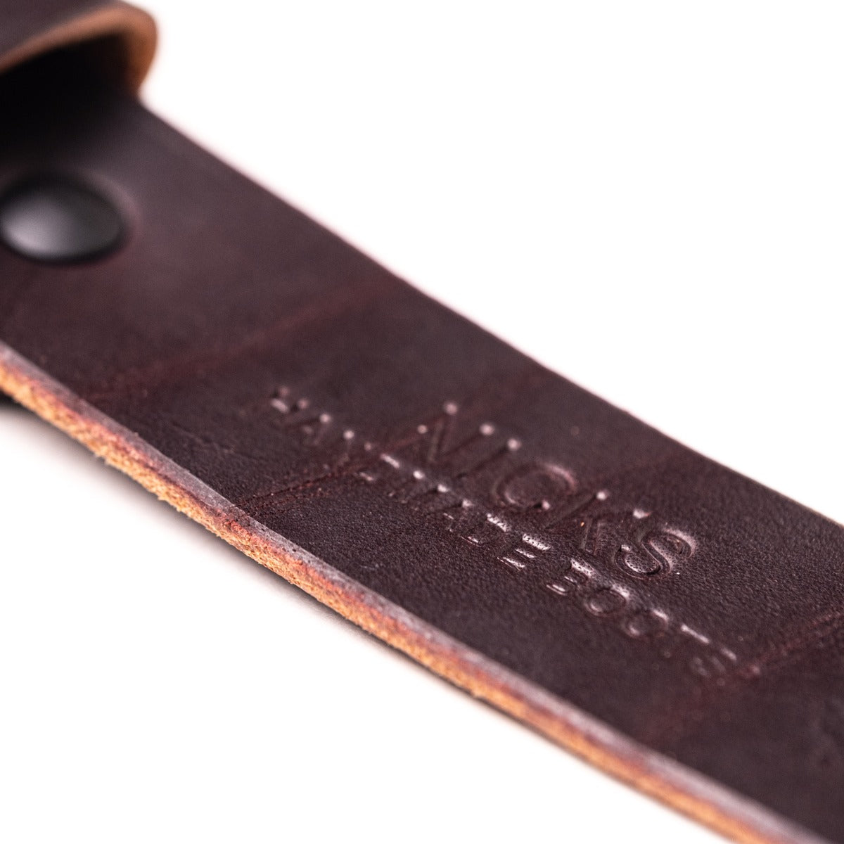 Casual Belt - Black Burgundy Double Stuffed 10oz / Limited Run